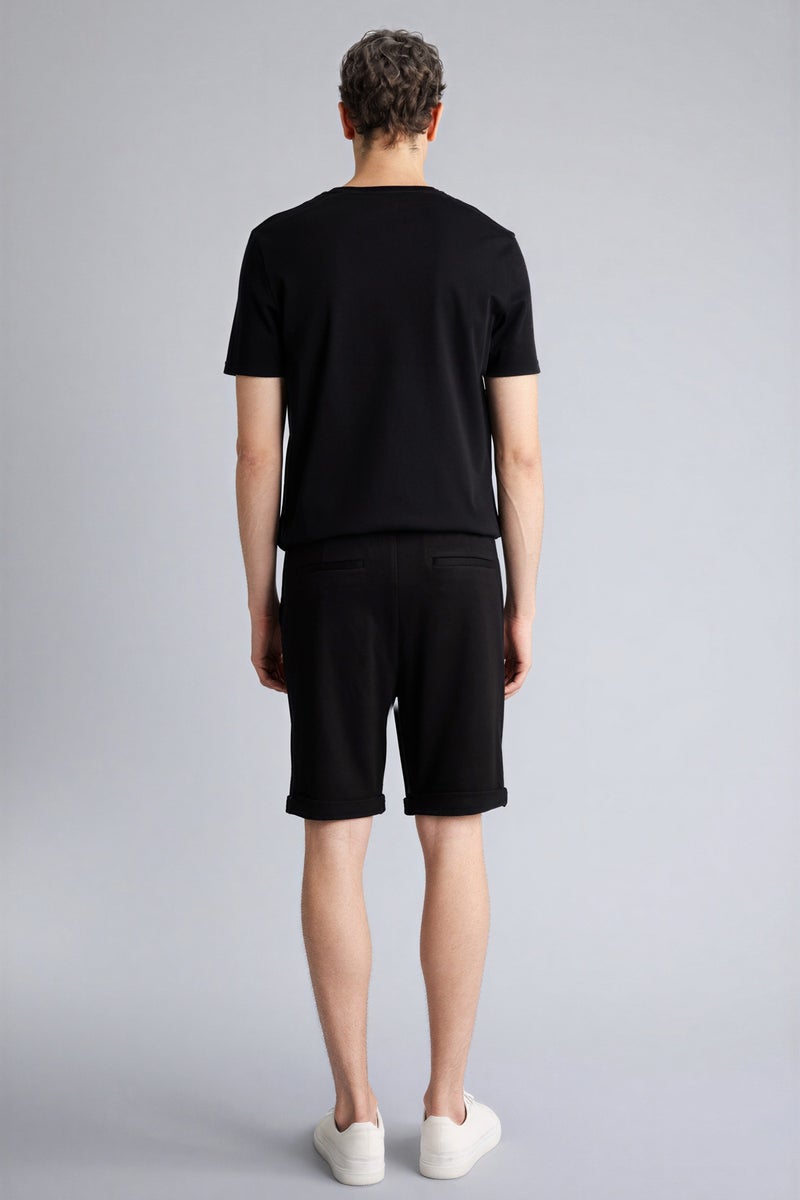 DeFacto Black Man Pique Bermuda Shorts Casual - Image 5